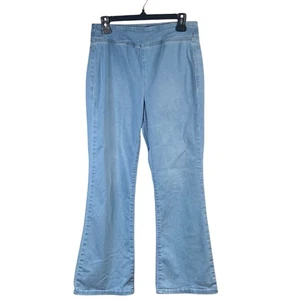 We The Free People Jeans Womens Size Medium 28x26 Blue Denim High Rise Flare - Picture 1 of 6