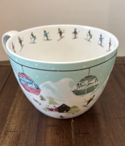 Portobello By Design England Bone China 16 Oz Gondel Ski Ski Ski Becher - Bild 1 von 6
