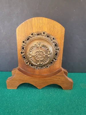 ATQ 1880s Victorian Brass Twist, Turn Key Doorbell On Walnut Stand- Exc. Working - Image 1 of 4