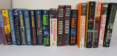 Huge Lot (18) Peter Robinson Books  Inspector Banks 1 3-7 9 12 15-19 21 23-25 28 — 第 1/4 张图片