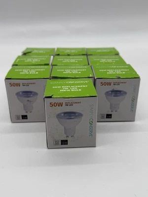 Simply Conserve 50W Equivalent MR16 with GU10 Base LED Light Bulb 10PK - Image 1 of 4
