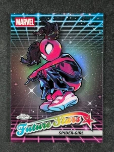 2025 Topps Chrome Marvel SPIDER-GIRL Refractor SP Future Stars #FS-3 - Picture 1 of 3