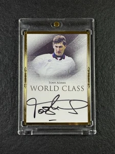 2025 Futera Incredible Tony Adams World Class Gold Framed On-Card Auto #02/02 - Picture 1 of 2