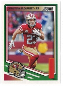 2025 Score Football #238 Christian McCaffrey, San Francisco 49ers - Picture 1 of 2