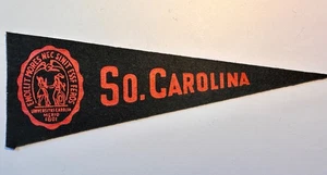 Vintage South Carolina Mini Pennant 3.5" x 9" 1950's - Bild 1 von 1