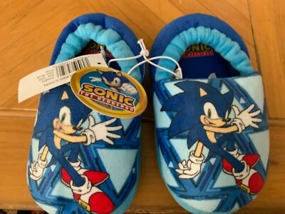 Zapatillas Josmo Sonic the Hedgehog 7-8 niños pequeños nuevas en paquete Foto 1 de 3