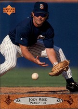 1996 Upper Deck San Diego Padres Baseball Card #446 Jody Reed