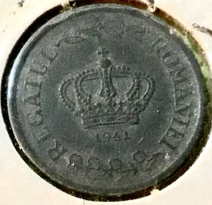 1941 Rumänien 2 Lei Münze KM #58 - Bild 1 von 2