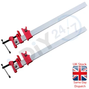 2pc Sash Cramp Aluminium Quick Release Bench Clamp 900MM (36"- 3') - Picture 1 of 1