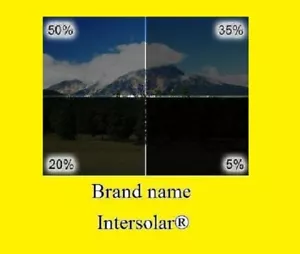 WINDOW TINT FILM ROLL 5% 20% 35% 50% 48" x 10 FT Intersolar® SR usa - Picture 1 of 1