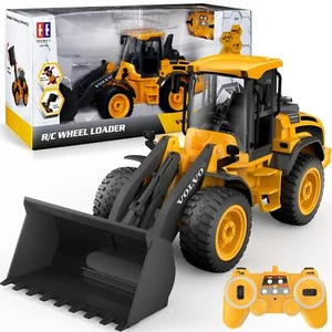 DOUBLE E 1:16 RC Wheel Loader Construction Vehicle Toy Full Functional Tracto - Picture 1 of 7