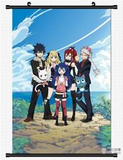 Anime FAIRY TAIL Wall Decor Room HD Printing Scroll Cosplay Art Poster New #16