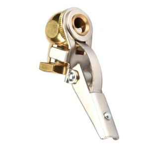 1/4" Inflator Air Chuck Closed Flow Tire Chuck Lock On Clip Heavy Duty - Picture 1 of 8