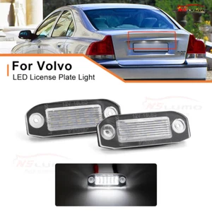 2PCS White LED Number License Plate Light Tag Lamp for 2011-2015 Volvo S60/XC60 - Picture 1 of 11