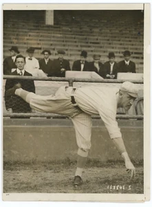 1913 Al DeMaree, New York Giants, Underwood Action Photo Prior to World Series - Picture 1 of 2