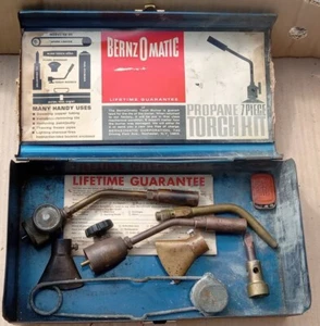 Vintage BernzOMatic Propane Torch BRAZING Soldering LOT - Picture 1 of 4