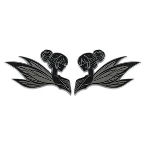 Fairy Emblem Chrome 3D Badge Decal Set of 2 Auto Accessories for Car Truck SUV - Picture 1 of 6