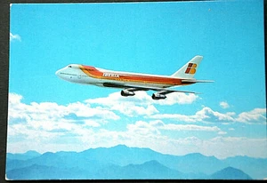 47269 AK Flughafen Flugzeug Iberia Boeing 747 - Bild 1 von 2
