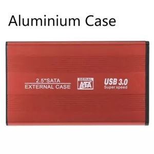 USB 3.0 2.5" inch SATA External Hard Drive HDD SSD Enclosure Case Portable Box R - Picture 1 of 9