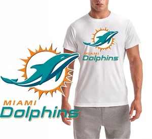 New With Tags MIAMI DOLPHINS Wicking T-Shirt / TriDri - Picture 1 of 4