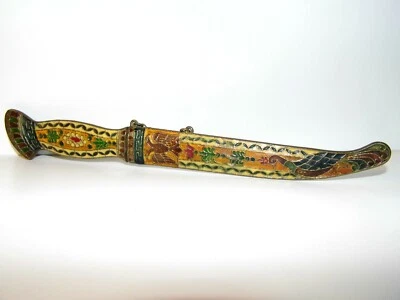 COUPE-PAPIER BYZANTIN RARE EMAIL LAITON CLOISONNEE RUSSIE FIN XIX TBE EN 1890 - Photo 1/4