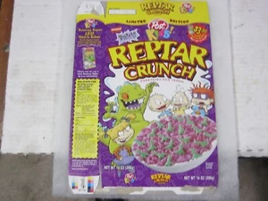 Rugrats REPTAR CRUNCH POST Cereal Box 1999 - Picture 1 of 3