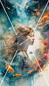 Ohne Titel Portrait - Digitales Bild (Tapete) Hintergrund (druckbar) KUNST - Bild 1 von 2