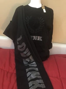 S Victoria SECRET PINK BLING PULLOVER Shirt & Pants Set Sold Out ❤️ - Picture 1 of 8