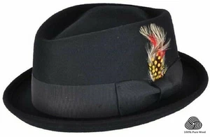 ✅ Excelente calidad hecho a mano 100% lana diamante corona a prueba de ducha pastel de cerdo  - Imagen 1 de 13