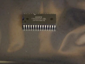 SONY CXK58257AP-10L IC 32k*8 bit SRAM 32 kbyte 256k 61256 DIP28 - Foto 1 di 2