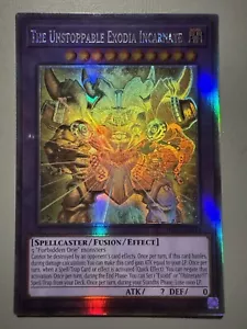 YUGIOH THE UNSTOPPABLE EXODIA INCARNATE ASIA ENGLISH INFO-AE033 HOLOGRAPHIC FOIL - Picture 1 of 3