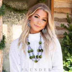 Plunder Design Halskette "Evergreen"! Perfekt für den Urlaub! Schönes Grün! - Bild 1 von 2