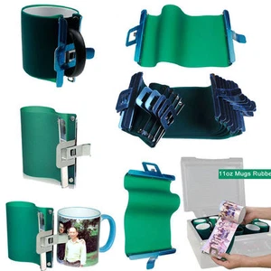 20Pcs 11OZ 3D Sublimation Silicone Mug Wrap Clamp Fixture for Printing Mugs DIY - Picture 1 of 10