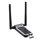 USB 3.0 1200Mbps Long Range Dual Band 2.4GHz 5GHz Wireless WiFi Adapter Antennas