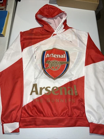 Arsenal Gunners Hoodie 3D All Over Pullover Hooded Sweatshirt Men Soccer Club XL Cover