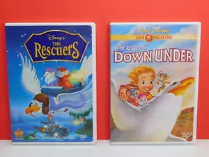 Disney's Rescuers & Rescuers Down Under DVD Lot of 2 Gold Collection White Cases - Picture 1 of 16