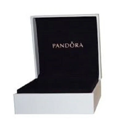 Pandora Original Gift Box White Outside Black Interior 9cm X 9cm X 4cm - Image 1 of 4
