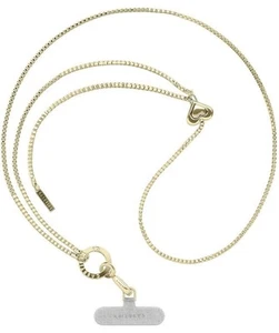 Casetify Metall Herz Kette Handyarmband - Gold NEU - Bild 1 von 6