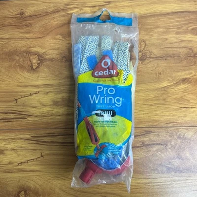 O Cedar Pro Wring Twist Mop Repuesto Triple Acción Fibras Nuevo Paquete Dañado Foto 1 de 4