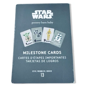 POTTERY BARN BABY Star Wars Meilensteinkarten 13 Monatskarten für das erste Jahr - Bild 1 von 16