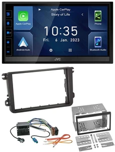 JVC DAB Bluetooth MP3 USB 2DIN Autoradio für VW T5 Caravelle Multivan Transporte - Bild 1 von 10