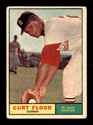 1961 Topps #438 Curt Flood   G/VG X3520258 - Image 1 of 3
