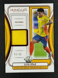 2024 Panini Immaculate Luis Diaz Jersey Relic 63/65#Z - Picture 1 of 2
