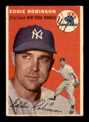 1954 TOPPS #62 EDDIE ROBINSON (EX) CENTERED ~ GFCC - Image 1 of 3