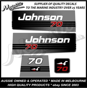 JOHNSON - 70 hp - OUTBOARD DECALS - Picture 1 of 1