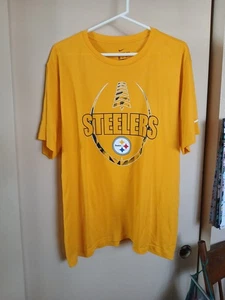 The Nike Tee Dri-Fit Uomo Giallo Pittsburgh Steelers T-Shirt Manica Corta 2XL - Foto 1 di 4