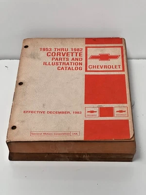 Chevrolet Corvette 53-82 Piezas e Ilustración Catálogo Manual ¡Envío Rápido Gratis! Foto 1 de 4