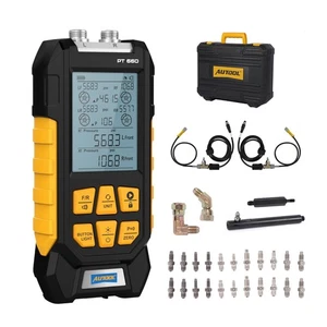 Digital Brake Pressure Tester Car Braking System Pump Vacuum Test Dual-channel - Picture 1 of 18