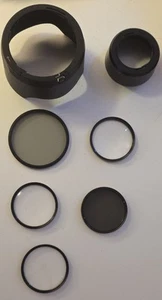 Lenses/Hoods Bundle Nikon HB-40 HB-N103 Promaster +1 +2 +4 Tiffen 58 mm JJC 77mm - Picture 1 of 4
