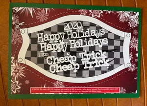 SELTENE BILLIGE TRICK 2020 WEIHNACHTEN URLAUB POSTKARTE NUR FANCLUB RICK ROBIN TOM! - Bild 1 von 2